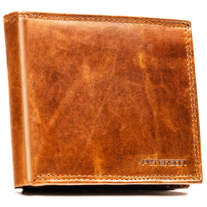 Portofel mare bărbătesc din piele, maro, cu sistem RFID - Peterson PTR-PTN N992-LWC-0734 CO [2]