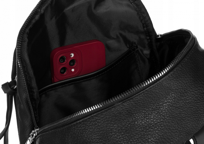 Rucsac elegant de dama din piele ecologica - Peterson PTR-PTN PL-6727 BL [6]
