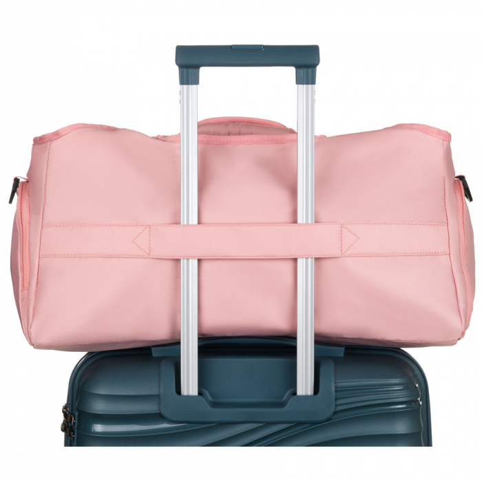 Geantă de weekend roz din poliester cu închidere cu fermoar - Peterson PTR-PTN 24480 PINK-PINK [4]