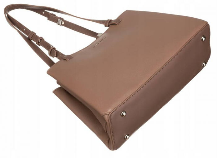 Geanta de dama clasica din piele ecologica - David Jones PTR-CM6533 D.GR [9]