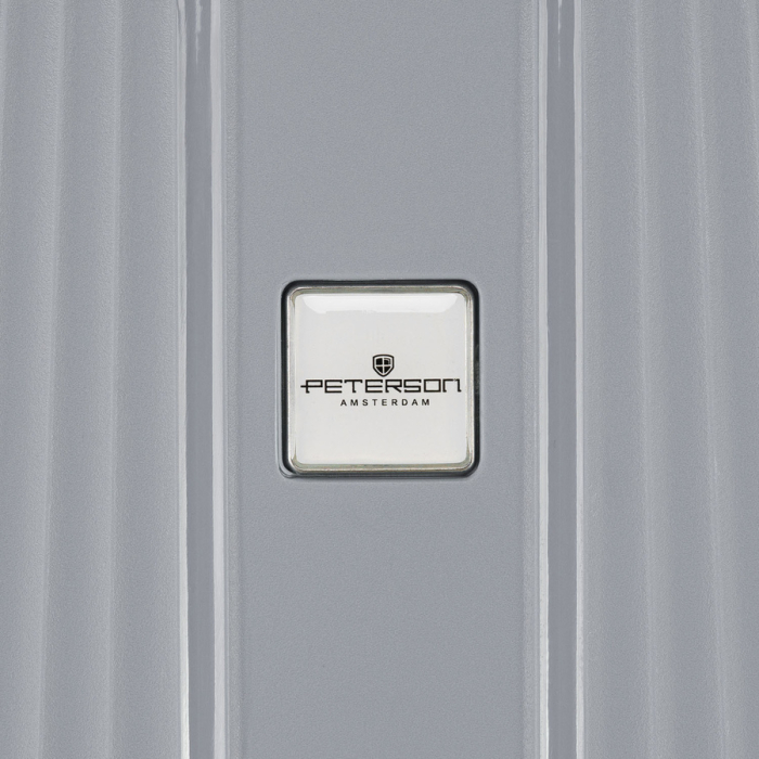 Valiză mare de călătorie gri cu carcasă impermeabilă - Peterson PTR-PTN PP-09-W-L-1587 G [15]