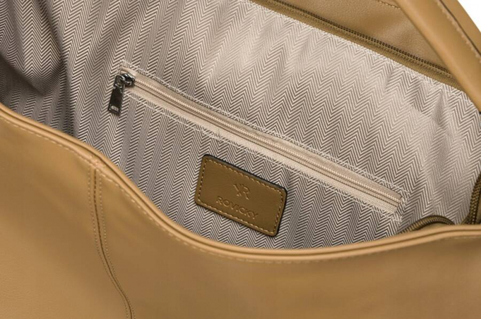 Geanta shopper de dama clasica din piele ecologica - Rovicky PTR-R-073-03-0461 BEI [6]