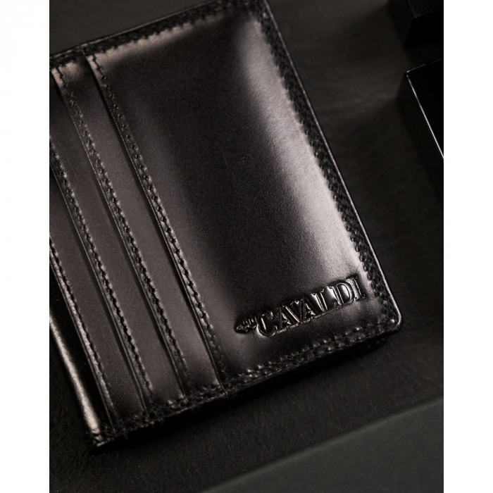 Portcard din piele naturala pentru barbati Cavaldi PTR-CW1015-LGV-5137 BL [5]