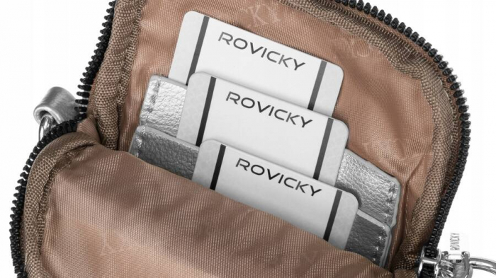 Mini geanta de dama din piele ecologica - Rovicky PTR-R-KP-10-HRH-4249 SIL [6]