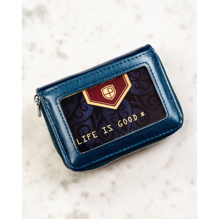 Portofel mic de damă din piele naturală și ecologică, bleumarin - Peterson PTR-PTN PX33-F773 NAVY [6]