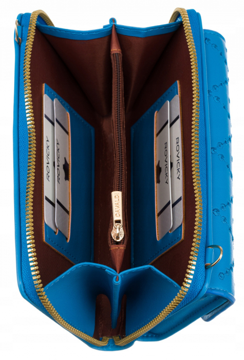 Poșetă-portofel elegant cu curea lungă - 4U Cavaldi PTR-M-13-1279 B [6]