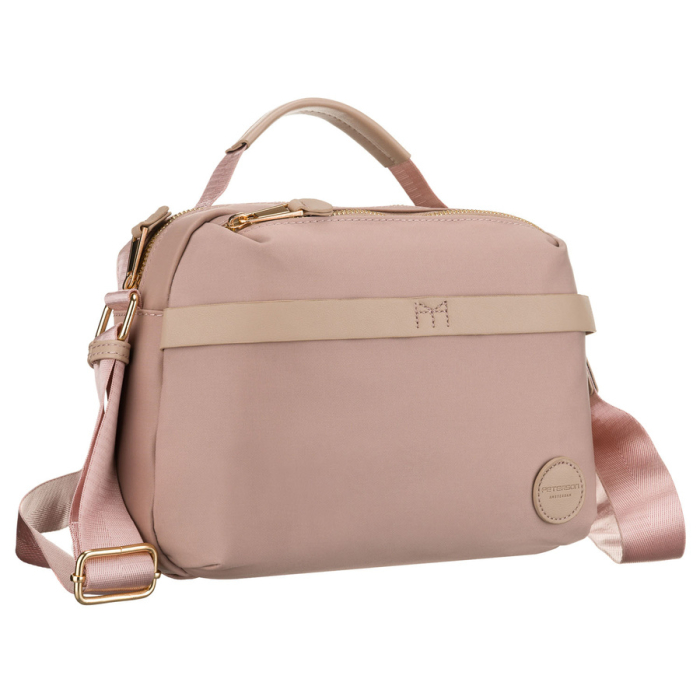 Geantă de damă din nylon roz cu închidere cu fermoar - Peterson PTR-PTN JN-13-0276 PINK [1]