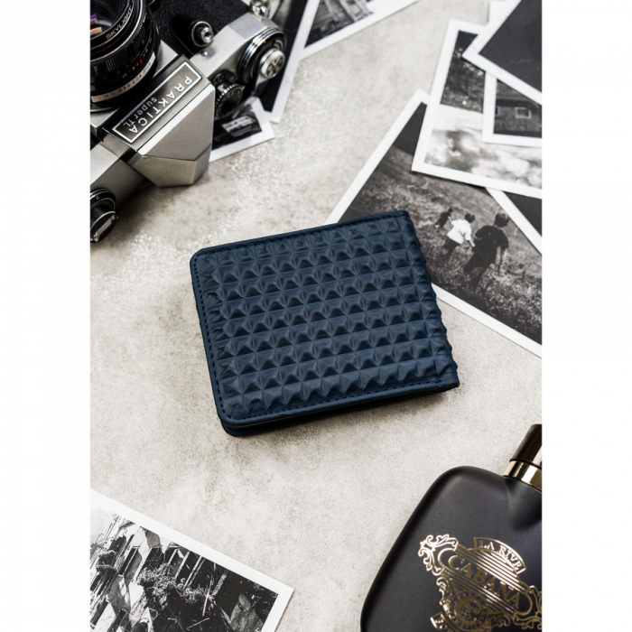 Portofel din piele pentru barbati Peterson PTR-PTN EH-07Z NAVY [5]