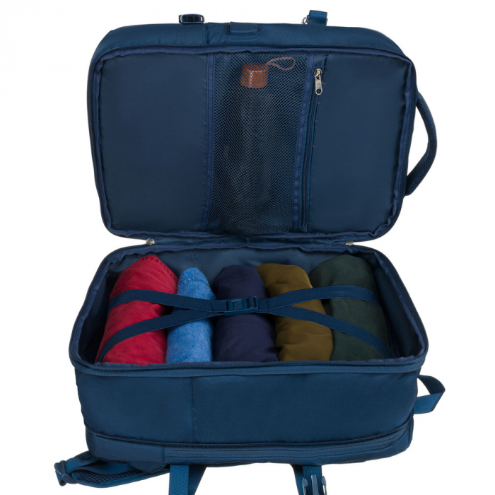 Rucsac de călătorie bleumarin cu port USB - Peterson PTR-PTN 24421-5098 NAVY [18]