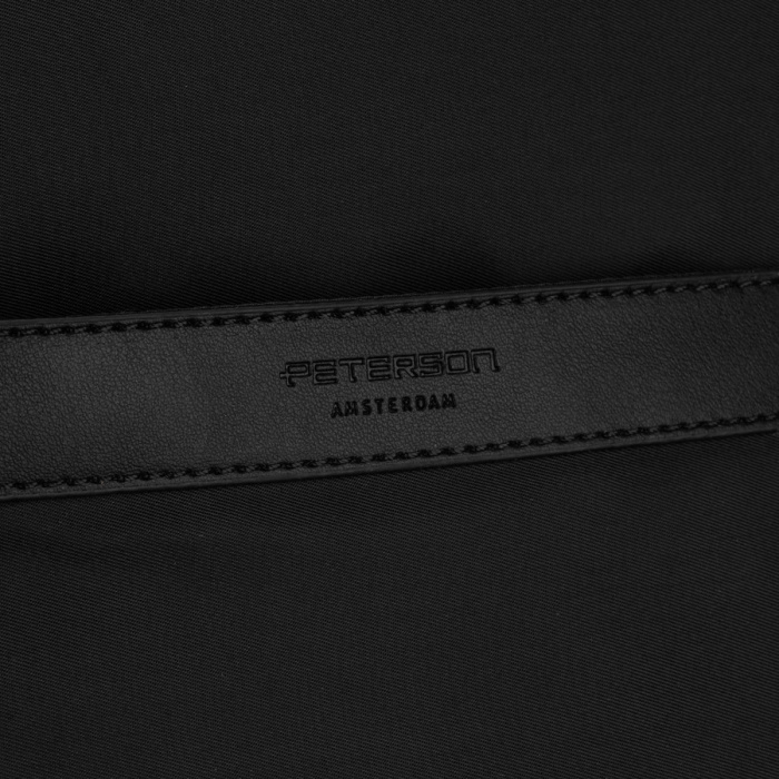 Rucsac de damă negru din nylon cu bretele reglabile - Peterson PTR-PTN JN-08-9980 BLACK [12]