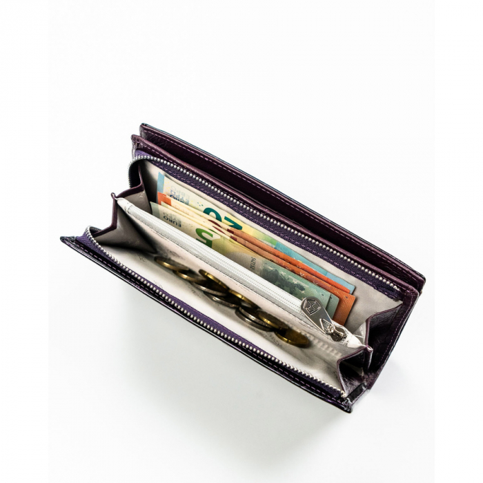 Portofel dama din piele naturala Peterson PTR-PTN PS1431-FDS PURPL [8]