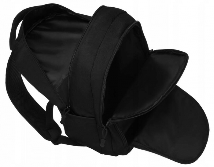 Rucsac negru pentru școală cu port USB - Peterson PTN 77711-6661 BL [7]