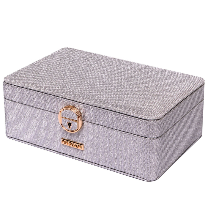 Cutie elegantă din argint cu zăvor și cheie - Peterson PTR-PTN SZK-08-3101 SILV [6]