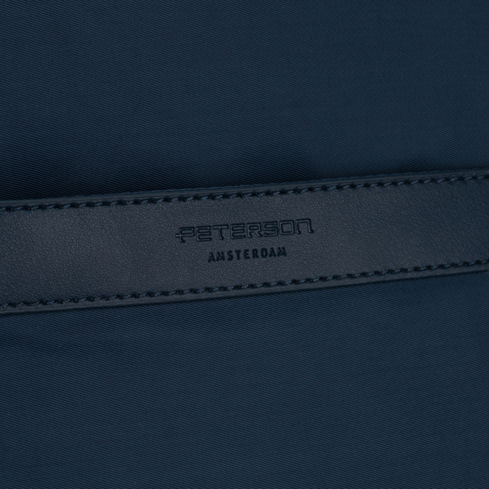 Rucsac de damă bleumarin din nylon cu bretele reglabile și închidere cu fermoar - Peterson PTR-PTN JN-08-9997 NAVY [11]
