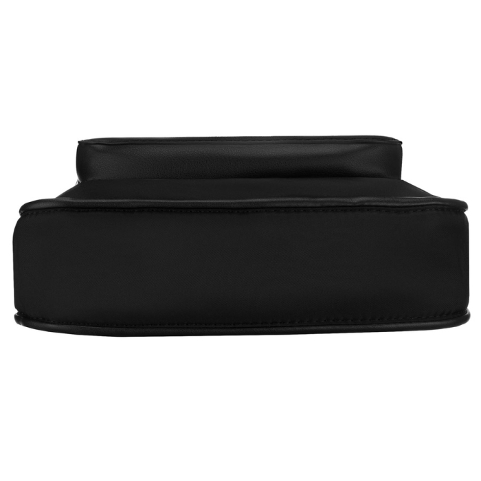 Geantă de damă neagră, din nailon și piele ecologică, cu mânere și curea detașabilă - Peterson PTR-PTN JN-16-0375 BLACK [15]