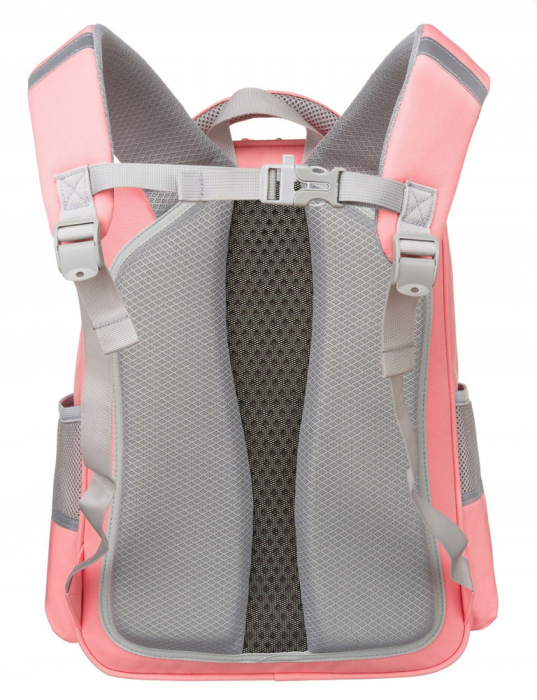 Rucsac de scoala roz din poliester respirabil - Peterson PTR-PTN PS1-6043 PI [4]