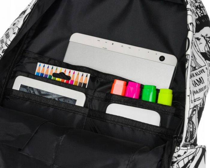 Rucsac pentru scoala cu un singur compartiment cu material respirabil pe spate - Peterson PTR-PTN 79904-8009 PRT8 [6]