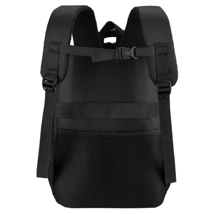 Rucsac de călătorie spațios pentru avion, fabricat din poliester, de culoare neagră - Rovicky PTR-R-MP3-02-7502-BLACK [7]