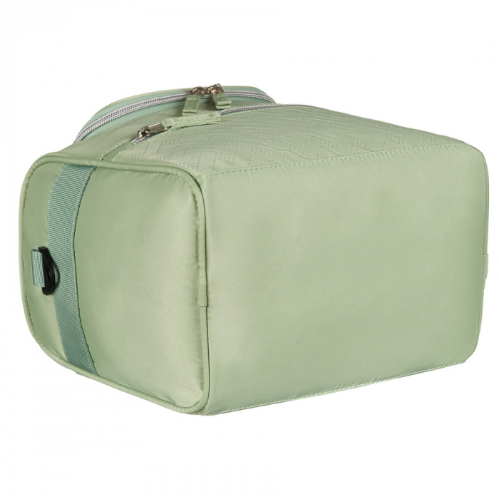 Geantă cosmetice de călătorie din material sintetic verde cu cârlig pentru agățare - Peterson PTR-PTN 24463-3964 GREEN [11]