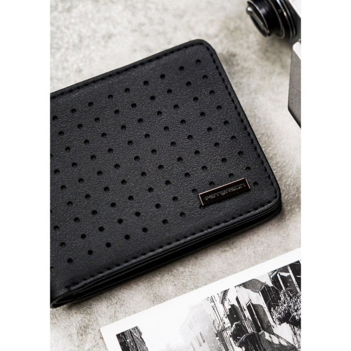 Portofel din piele pentru barbati Peteson PTR-PTN EH-03Z BLACK [4]