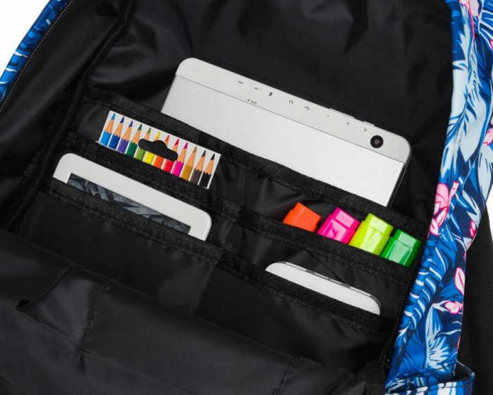 Rucsac pentru școală din poliester rezistent cu model de plante - Peterson PTR-PTN 79904-7934 PRT1 [7]