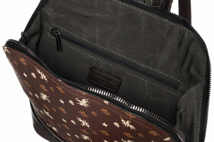 Rucsac elegant de dama din piele ecologica - David Jones PTR-6866-2 D.BRO [5]