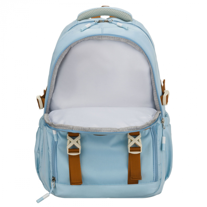 Ghiozdan școlar albastru din poliester cu bretele reglabile - Peterson PTR-PTN 8594-1419 BLUE [7]