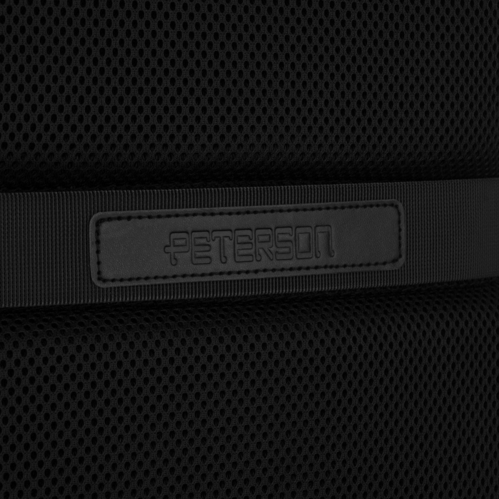 Rucsac mare de călătorie negru cu compartiment pentru laptop și închidere cu fermoar - Peterson PTR-PTN HY242-7048 BLACK [20]