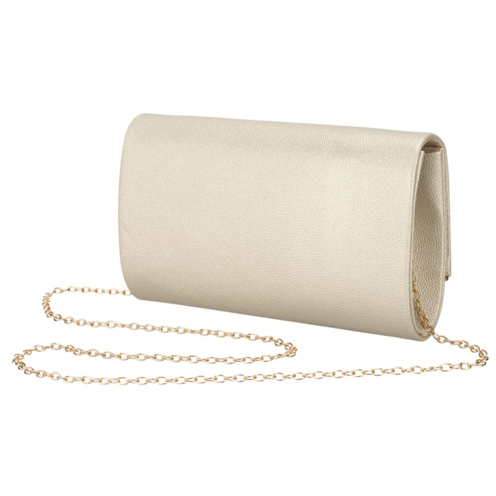 Geantă tip clutch pentru femei, de culoare aurie, din piele ecologică - Rovicky PTR-R-XS028-1-0603 GOLD [3]