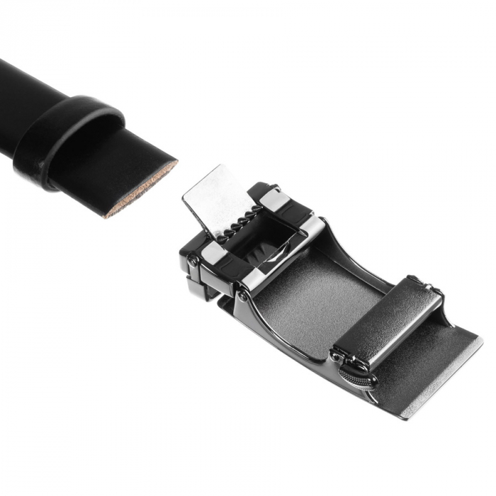 Curea din piele naturala pentru barbati Peterson PTR-PTN A015 BLACK [3]