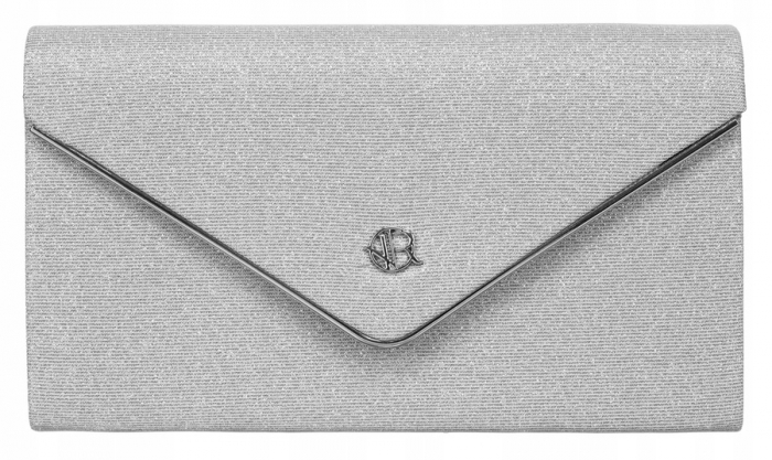 Geantă clutch damă cu sclipici - Rovicky PTR-R-XS014-8627 SIL [2]