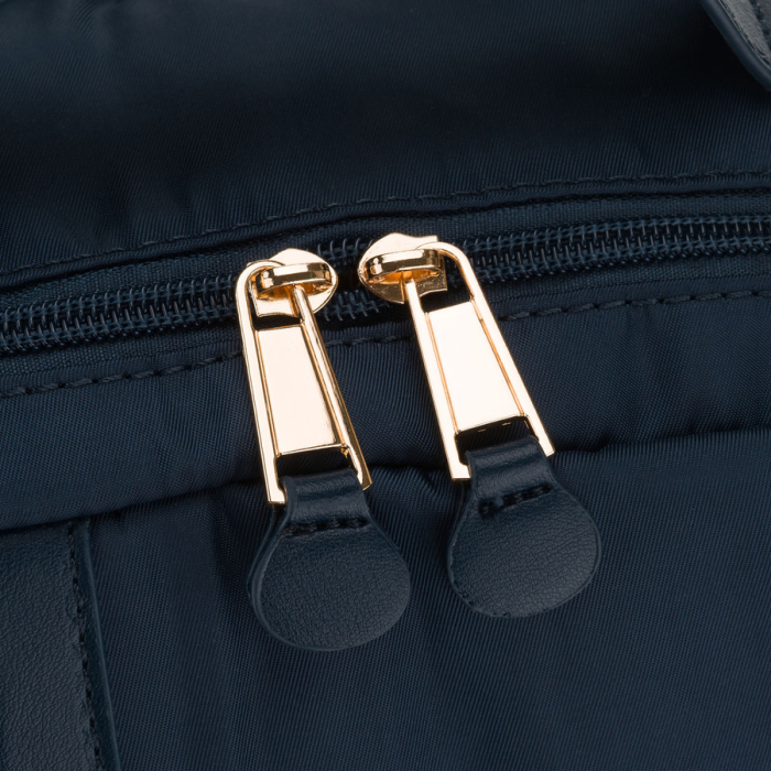 Rucsac de damă din nylon bleumarin cu mâner pentru prindere la valiză - Peterson PTR-PTN JN-09-0054 NAVY [12]