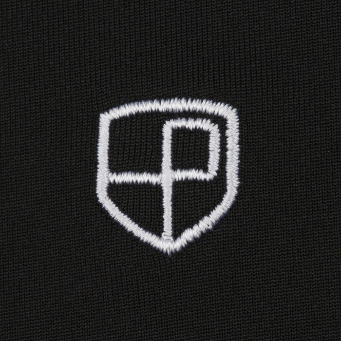 Tricou polo negru bărbătesc, croială regulată, mărimi de la M la XL - Peterson [7]