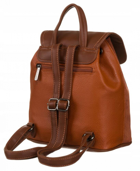 Rucsac de damă din piele ecologică cu clapă - David Jones PTR-6885-2 COG [3]