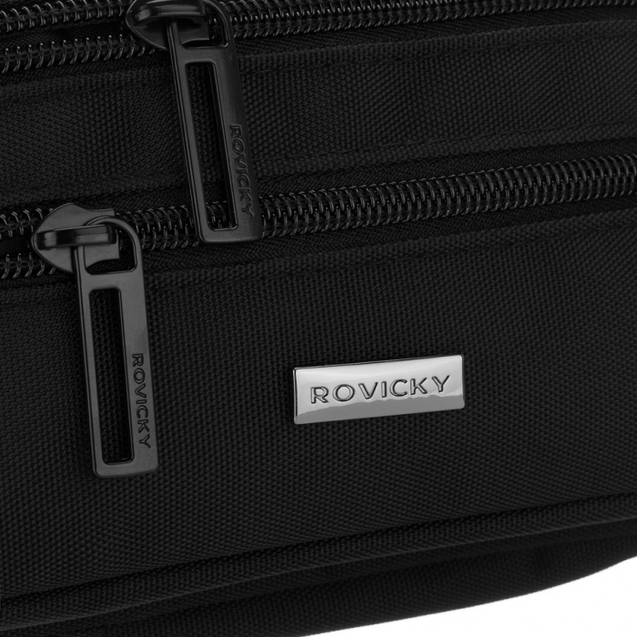 Borsetă sport bărbătească neagră, cu șase buzunare suplimentare - Rovicky PTR-R-73213-1670 BLACK [5]