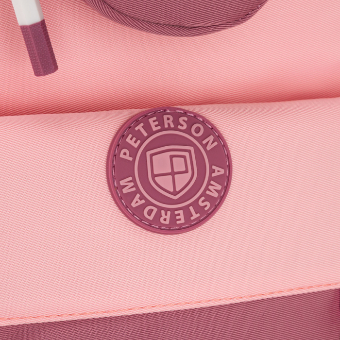 Rucsac școlar spațios din poliester roz, cu bretele reglabile - Peterson PTR-PTN 8610-1327 PINK [10]