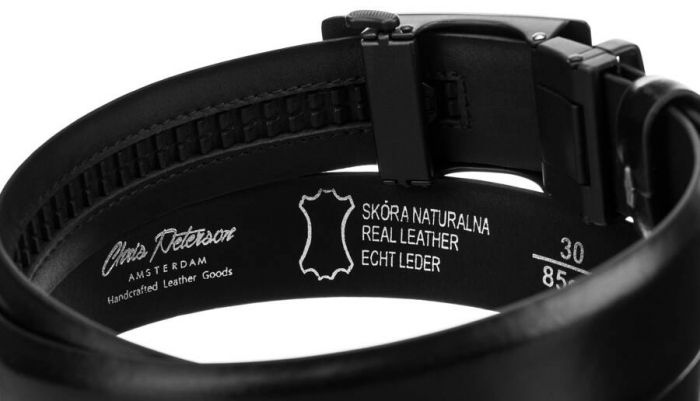 Curea barbati din piele naturala Peterson PTR-PTN A004 BL [4]