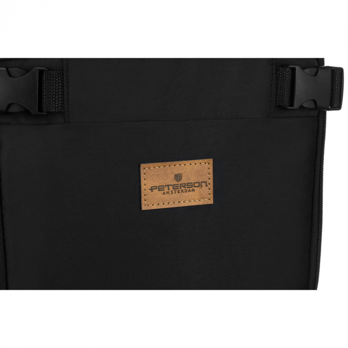 Rucsac de călătorie negru din poliester, perfect pentru bagajul de mână - Peterson PTR-PTN BIELIK-6491 BLAC [10]