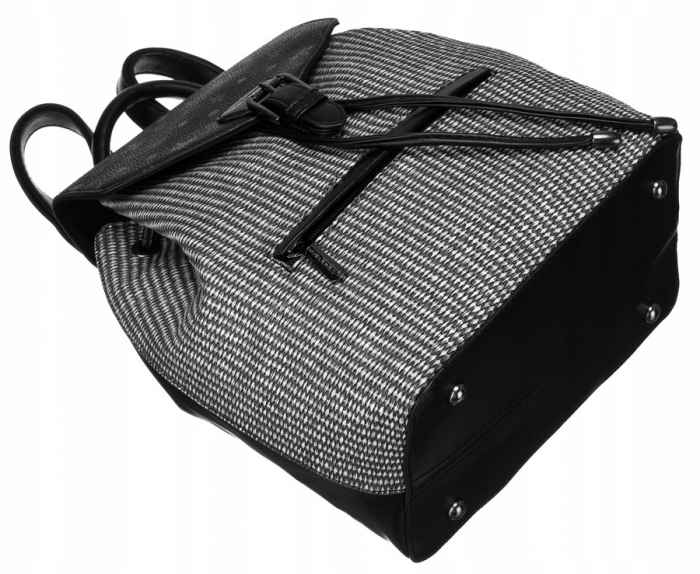 Rucsac elegant de dama din piele ecologica - David Jones PTR-6875-3 BL [9]