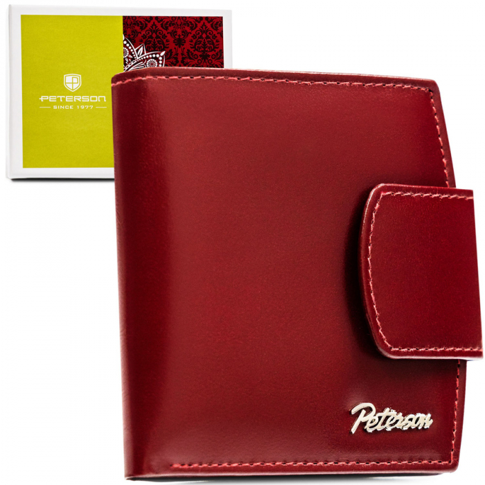 Portofel din piele naturala pentru femei Peterson PTR-PTN RD-314-NGV-M-909 [1]