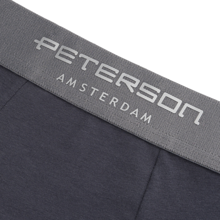 Boxeri bărbătești din bumbac, mărimea M, set de 3 perechi, negru și gri - Peterson PTR-PTN MY-3-B01M-BL-DG [8]