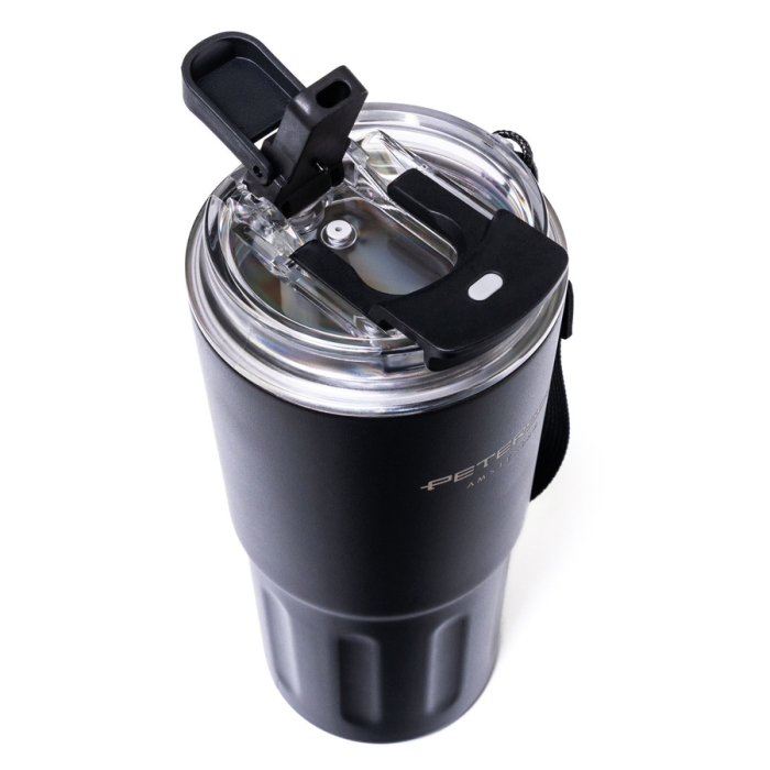 Cană termică din oțel inoxidabil, neagră - Peterson PTR-PTN KT-01-600 BLACK [5]
