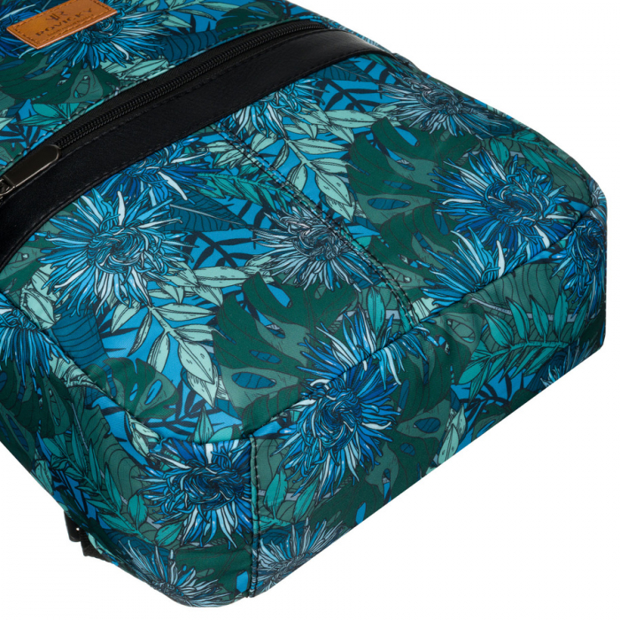 Rucsac de damă verde și albastru cu buzunar exterior - Rovicky PTR-R-PL15601-8923 12 [9]