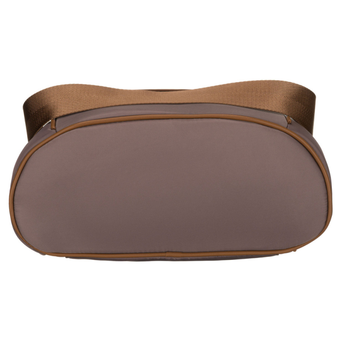 Rucsac urban pentru femei, confecționat din nailon și piele ecologică, de culoare bej PTR-PTN JN-12-0214 BEIGE [21]