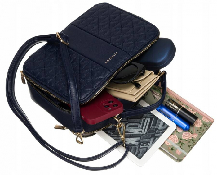 Geantă dama messenger mică, elegantă, din piele ecologică - Peterson PTR-PTN 1091-2-9534 NAV [8]