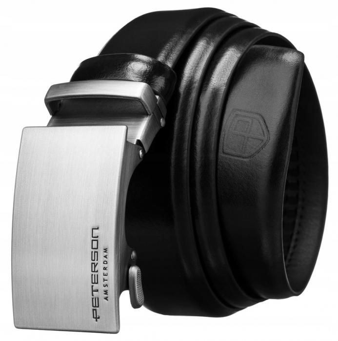 Curea barbati din piele naturala Peterson PTR-PTN A005 BL [1]