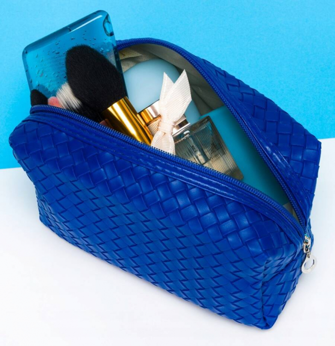Geanta cosmetica dama din piele ecologica - Rovicky PTR-KOS-37-8217 BLU [5]