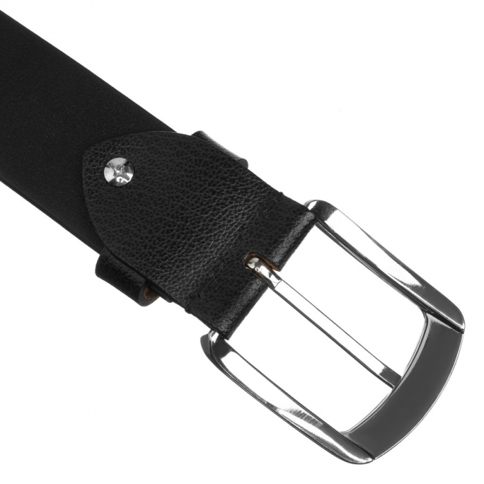 Curea bărbătească din piele neagră cu cataramă clasică - Peterson PTR-PTN LTP-TWT-85 BL [6]