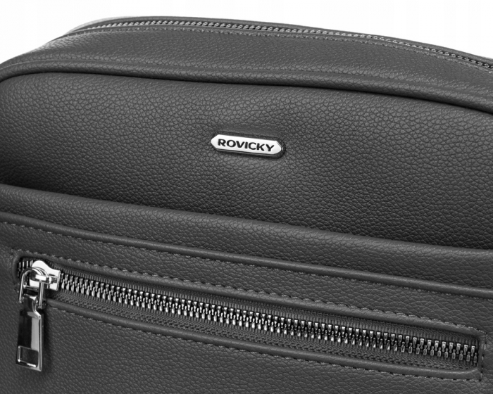 Geanta messenger dama din piele ecologica - Rovicky PTR-R-074-01-0539 GRA [4]