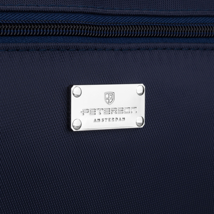Geantă cosmetică bleumarin din material sintetic, cu un singur compartiment și închidere cu fermoar - Peterson PTR-PTN KOS-ME-9-3392 NA [5]